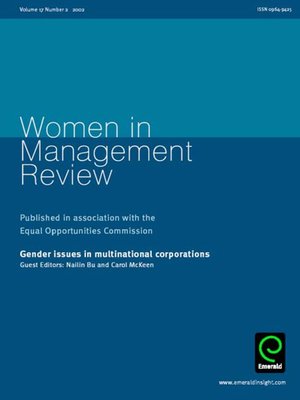 cover image of Women in Management Review, Volume 17, Issue 2